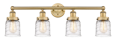 Edison Four Light Bath Vanity in Brushed Brass (405|616-4W-BB-G513)