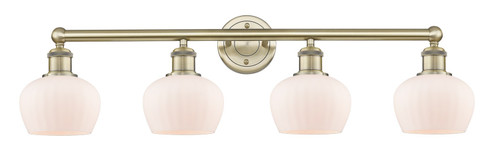 Edison Four Light Bath Vanity in Antique Brass (405|616-4W-AB-G91)