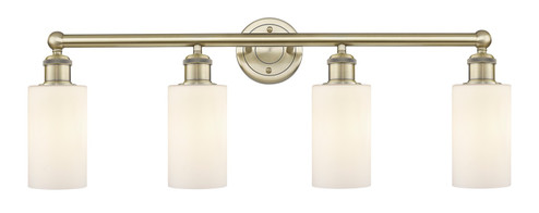 Edison Four Light Bath Vanity in Antique Brass (405|616-4W-AB-G801)