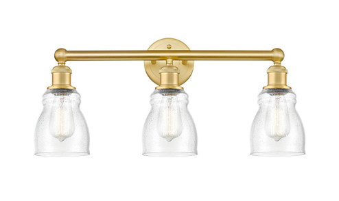 Edison Three Light Bath Vanity in Satin Gold (405|616-3W-SG-G394)