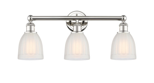 Edison Three Light Bath Vanity in Polished Nickel (405|616-3W-PN-G441)