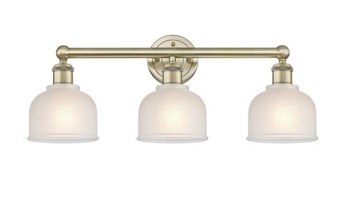 Edison Three Light Bath Vanity in Antique Brass (405|616-3W-AB-G411)