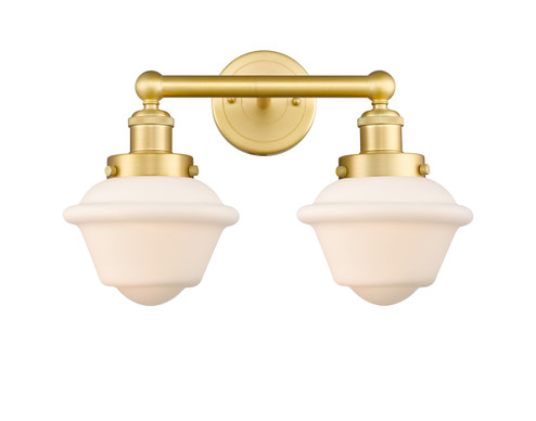 Edison Two Light Bath Vanity in Satin Gold (405|616-2W-SG-G531)