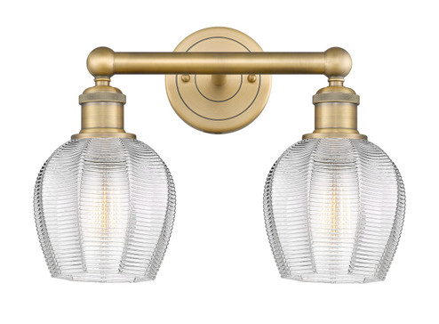 Edison Two Light Bath Vanity in Brushed Brass (405|616-2W-BB-G462-6)