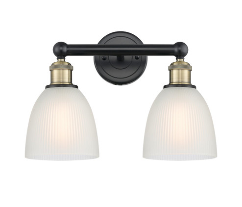 Edison Two Light Bath Vanity in Black Antique Brass (405|616-2W-BAB-G381)