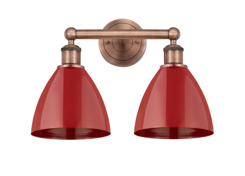 Edison Two Light Bath Vanity in Antique Copper (405|616-2W-AC-MBD-75-RD)