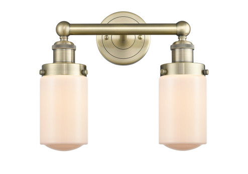 Edison Two Light Bath Vanity in Antique Brass (405|616-2W-AB-G311)