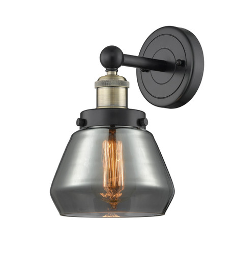Edison One Light Wall Sconce in Black Antique Brass (405|616-1W-BAB-G173)
