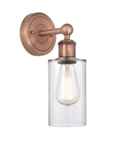 Edison One Light Wall Sconce in Antique Copper (405|616-1W-AC-G802)