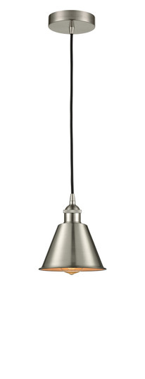 Downtown Urban One Light Pendant in Satin Nickel (405|616-1P-SN-M8-SN)