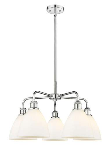 Downtown Urban Five Light Chandelier in Polished Chrome (405|516-5CR-PC-GBD-751)