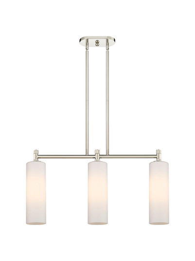 Downtown Urban LED Island Pendant in Polished Nickel (405|434-3I-PN-G434-12WH)