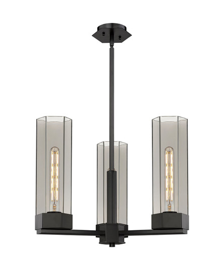 Downtown Urban LED Pendant in Matte Black (405|427-3CR-BK-G427-14SM)