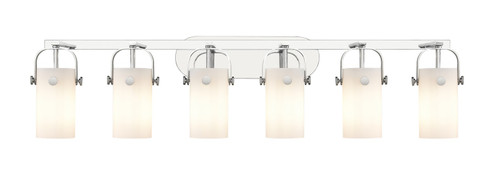 Downtown Urban LED Bath Vanity in Polished Chrome (405|423-6W-PC-G423-7WH)