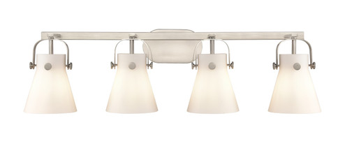 Downtown Urban LED Bath Vanity in Satin Nickel (405|423-4W-SN-G411-6WH)