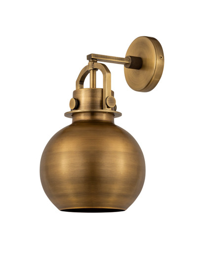 Downtown Urban One Light Wall Sconce in Brushed Brass (405|410-1W-BB-M410-8BB)