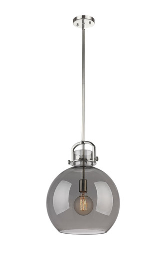 Downtown Urban One Light Pendant in Polished Nickel (405|410-1SL-PN-G410-14SM)