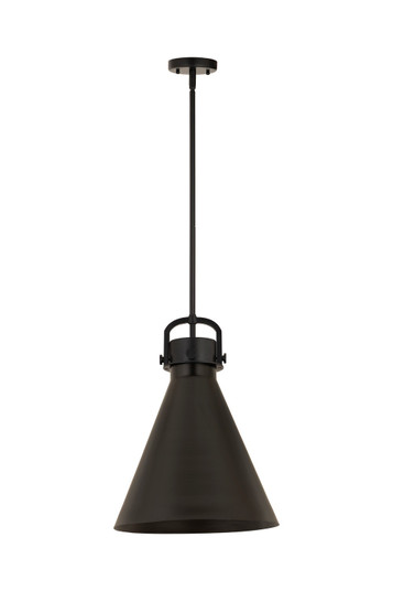 Downtown Urban One Light Pendant in Matte Black (405|410-1SL-BK-M411-16BK)