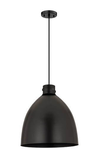 Downtown Urban One Light Pendant in Matte Black (405|410-1PL-BK-M412-18BK)