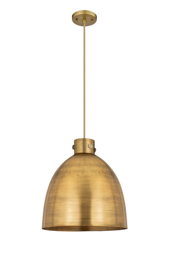 Downtown Urban One Light Pendant in Brushed Brass (405|410-1PL-BB-M412-16BB)