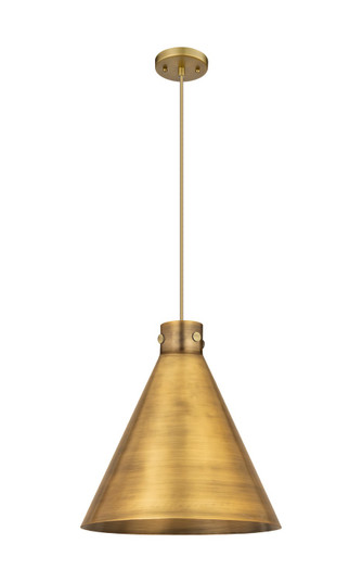 Downtown Urban One Light Pendant in Brushed Brass (405|410-1PL-BB-M411-18BB)