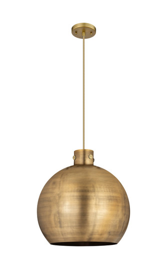 Downtown Urban One Light Pendant in Brushed Brass (405|410-1PL-BB-M410-18BB)