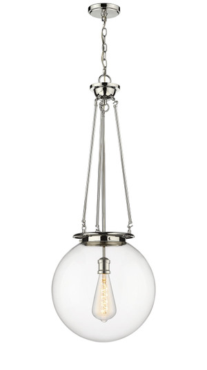 Essex One Light Pendant in Polished Nickel (405|221-1P-PN-G202-16)