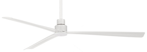 Simple 65'' 65'' Ceiling Fan in Flat White (15|F789-WHF)