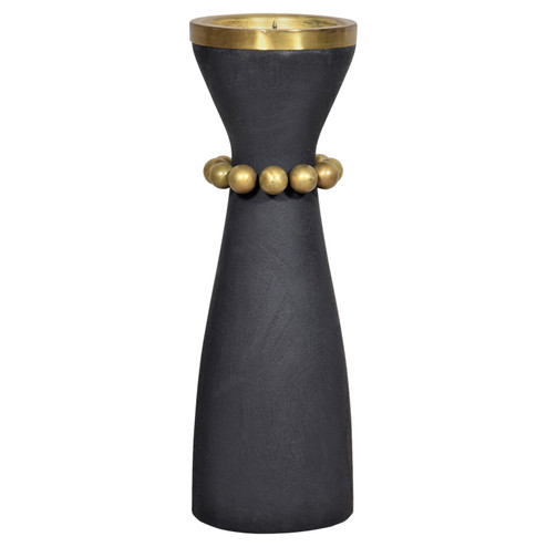 Parvati Candleholder in Antique Brass And Black (208|11516)