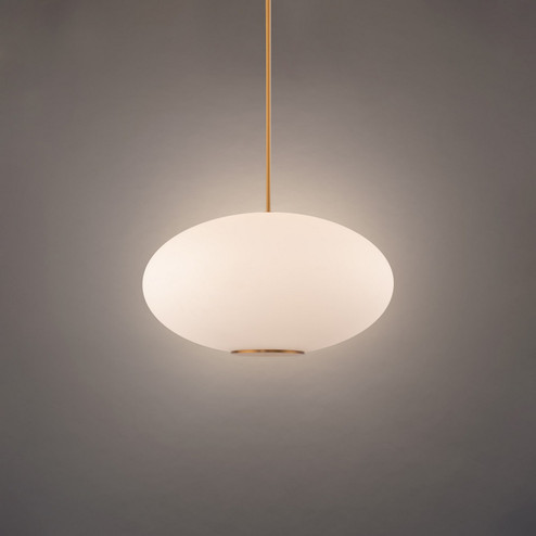 Illusion LED Pendant in Aged Brass (281|PD-72316-27-AB)