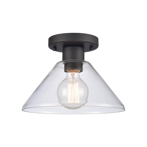 Vivica One Light Flush Mount in Matte Black (45|EC90005/1)