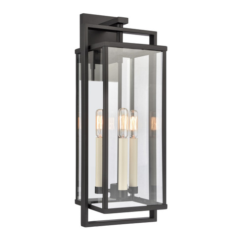 Gladwyn Three Light Outdoor Wall Sconce in Matte Black (45|90002/3)