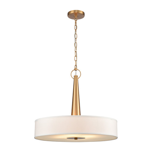 Leo Four Light Pendant in Brushed Gold (45|89845/4)