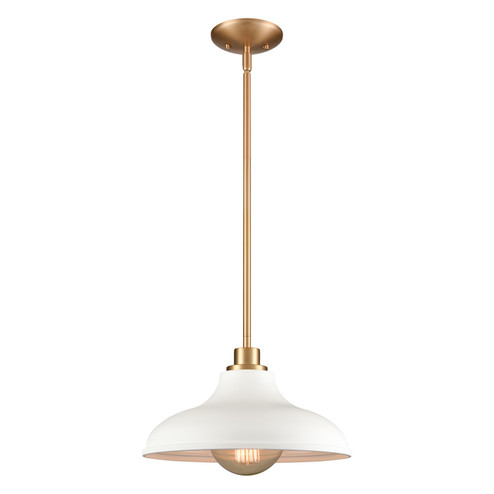 Grenville One Light Pendant in Brushed Gold (45|89334/1)