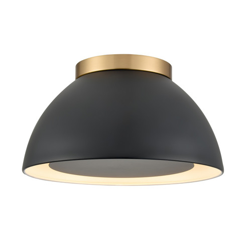 Pelham Two Light Flush Mount in Satin Brass (45|52323/2)