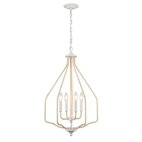 Breezeway Four Light Pendant in White Coral (45|52276/4)