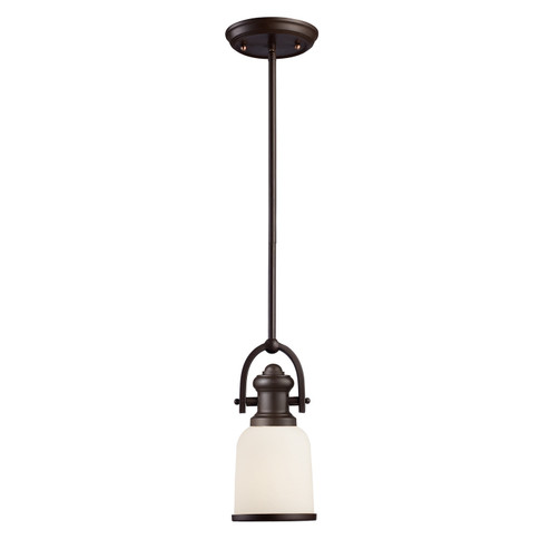 Brooksdale One Light Mini Pendant in Oil Rubbed Bronze (45|66671-1)