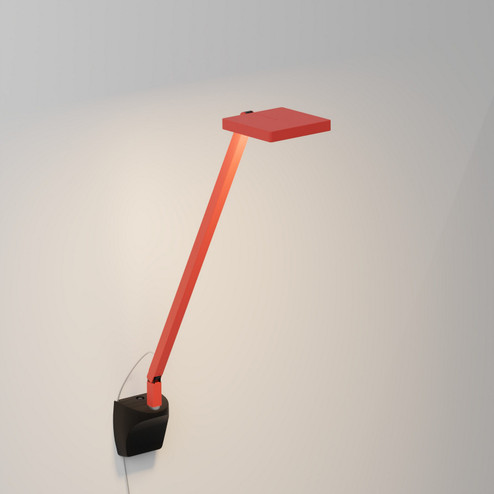 Focaccia LED Desk Lamp in Matte Fire Red (240|FCD-1-MFR-WAL)