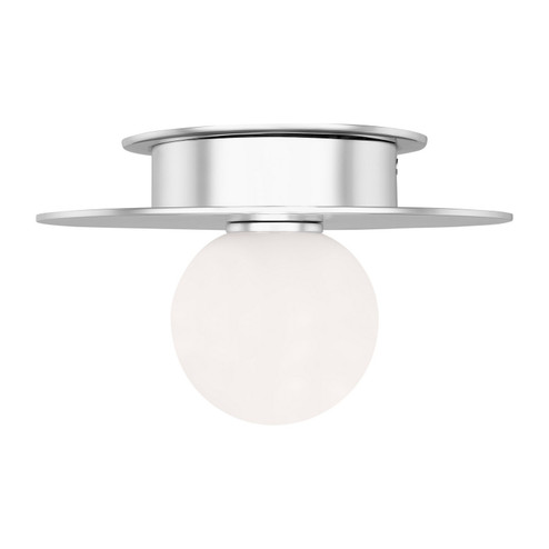 Nodes One Light Flush Mount in Polished Nickel (454|KF1001PN)