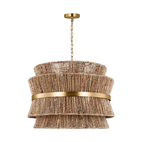 Thurlo Four Light Pendant in Satin Brass (454|DJP1074SB)