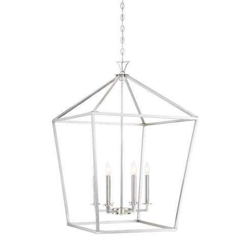 Townsend Six Light Pendant in Satin Nickel (51|3-422-6-SN)