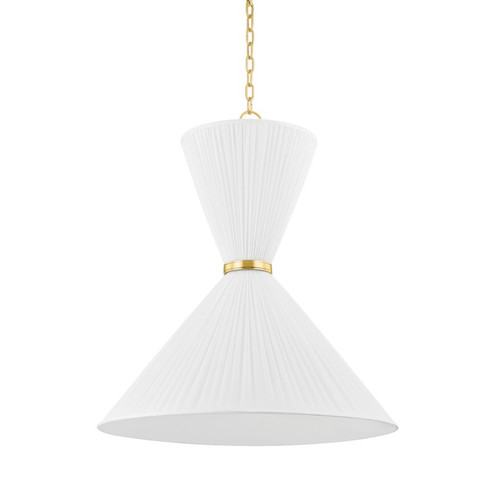 Enid Two Light Pendant in Aged Brass (70|5930-AGB)