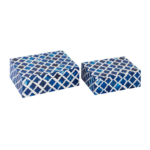 Tucker Box - Set of 2 in Blue (45|H0807-10993/S2)