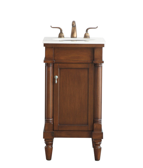 Lexington Single Bathroom Vanity in Walnut (173|VF13018WT-VW)