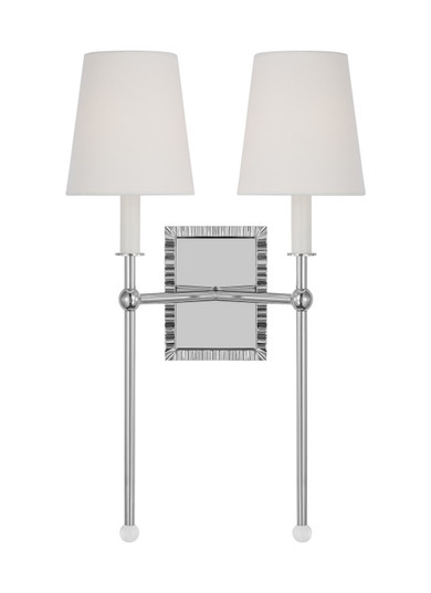 Baxley Two Light Wall Sconce in Polished Nickel (454|AW1202PN)