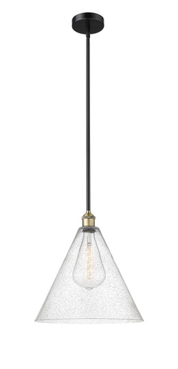 Edison One Light Pendant in Black Antique Brass (405|616-1S-BAB-GBC-164)