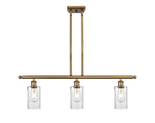 Ballston Three Light Island Pendant in Brushed Brass (405|516-3I-BB-G804)