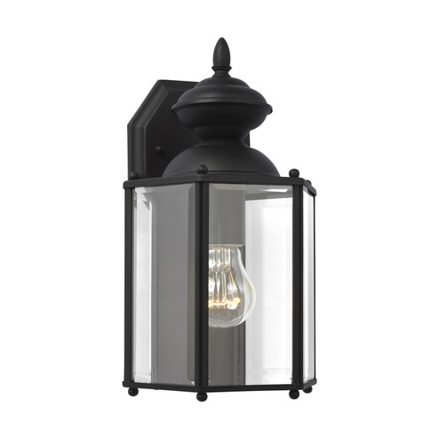 Classico One Light Outdoor Wall Lantern in Black (1|8509-12)