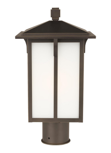 Tomek One Light Outdoor Post Lantern in Antique Bronze (1|8252701EN3-71)