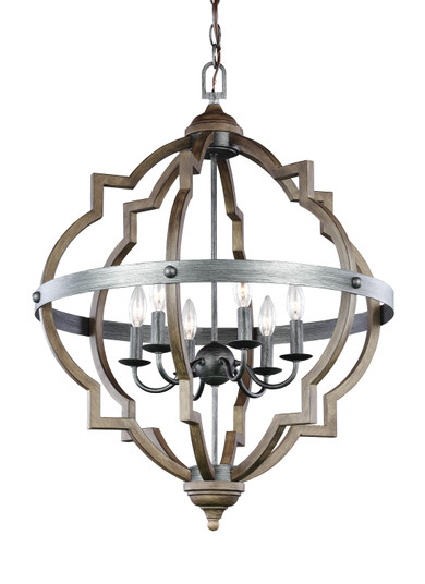 Socorro Six Light Hall / Foyer Pendant in Stardust (1|5124906-846)